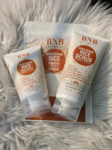 BNB Whitening Rice Extract Bright & Glow Kit (with Box)